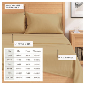 Cotton Solid Flannel Sheet - Nordic Collection
