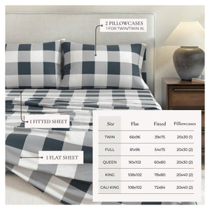 Turkish Cotton Flannel Sheet - Belle Collection