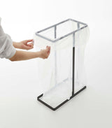 Lidded Garbage Bag Holder - Steel