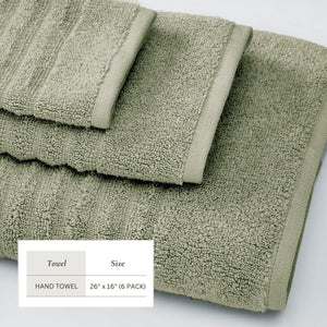 Luxury Combed Cotton Bath Towel Set - Karina Collection
