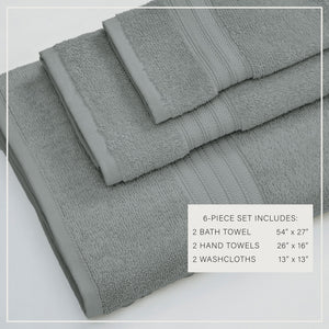 Cotton Terry Bath Towel Set - Cooper Collection