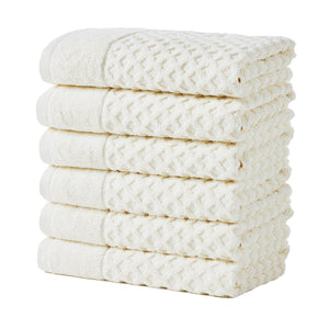 Cotton Diamond Waffle Weave Bath Towel Set - Grayson Collection