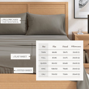 Cotton Solid Flannel Sheet - Nordic Collection