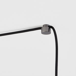 Oval Dim to Warm Plug-In Pendant in Graphite