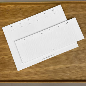 Keyboard Planners edged in Gold, Yellow, or Blush