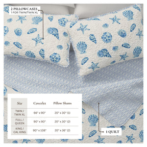 Coastal Quilt Set Bali Collection