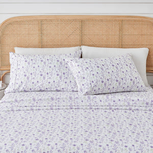 Watercolor Floral Sheet Set - Delia Collection