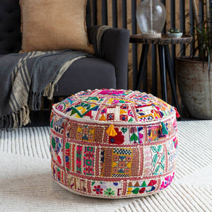 Grafenschlag Cream Pouf