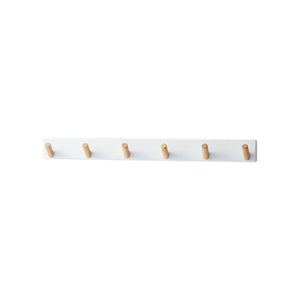 Wall-Mounted Coat Rack - Steel + Wood