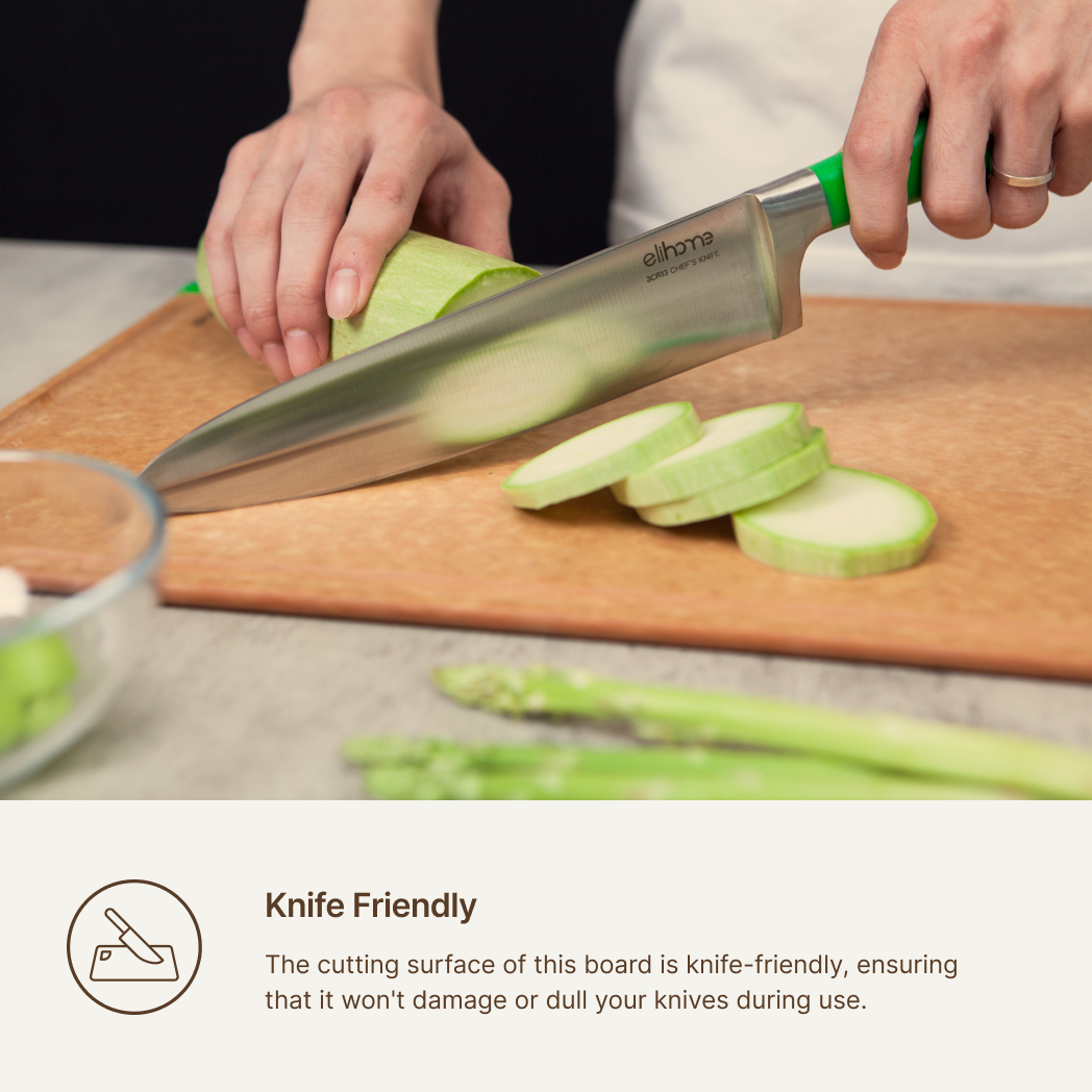 Premium Series 4 Pieces Cutting Board Set - Non Slip & Color Code (S+M+L+XL)