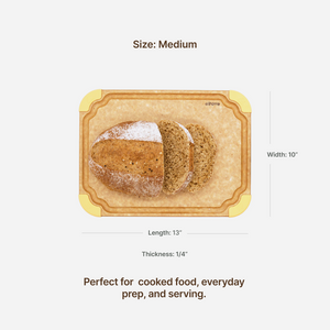 Premium Series Cutting Board - Non Slip & Color Code - Medium