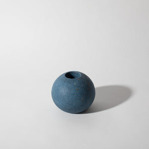 Sphere Candlestick Holder | Cobalt Terrazzo