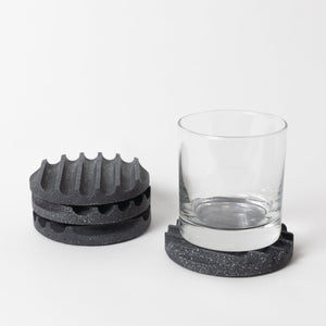 Coaster Set | Black Terrazzo