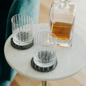 Coaster Set | Dark Green Terrazzo