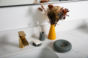 Mini Soap Dish | Dark Green Terrazzo
