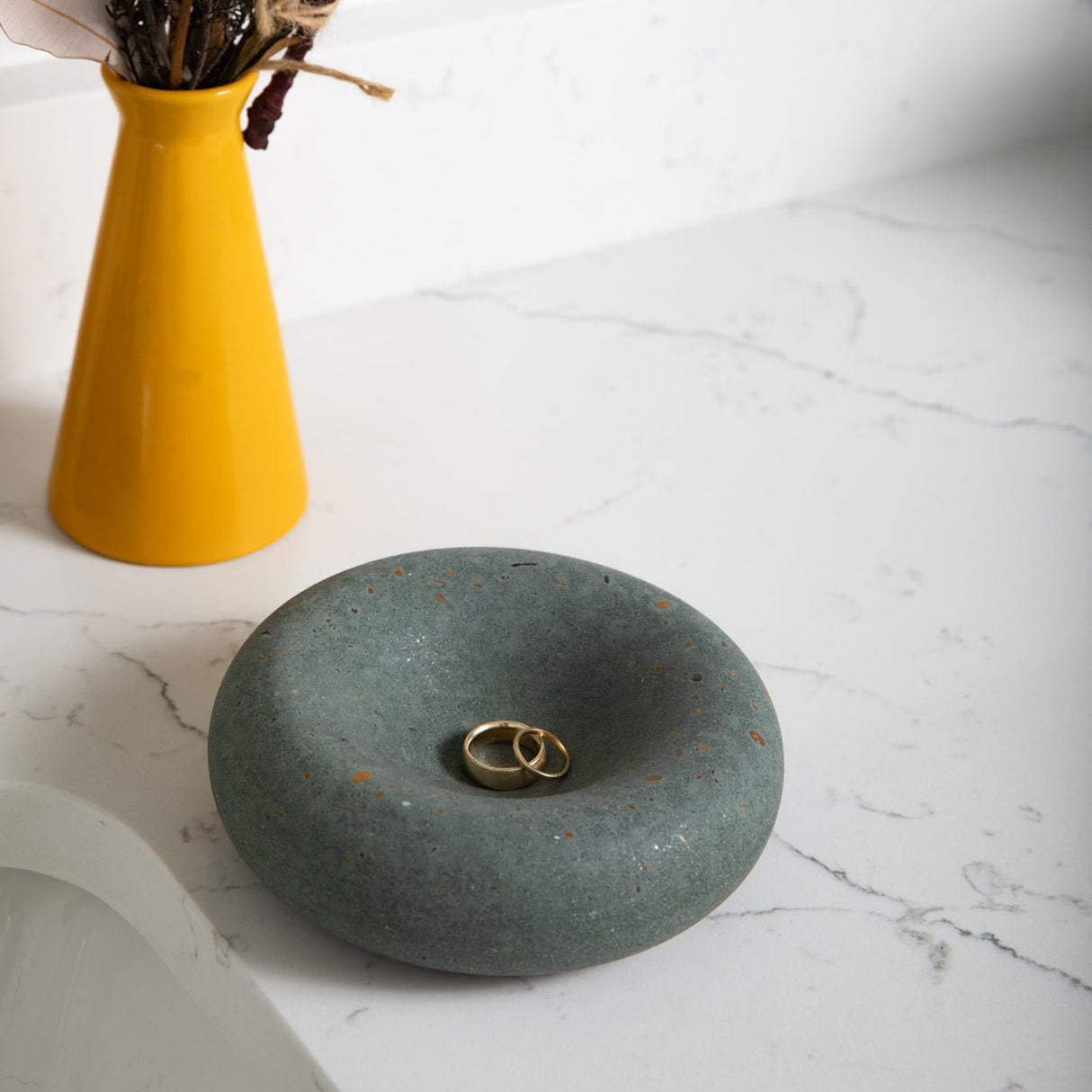 Bubble Catch All (Small) | Dark Green Terrazzo