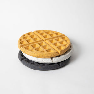 Waffle Trivet | Black Terrazzo
