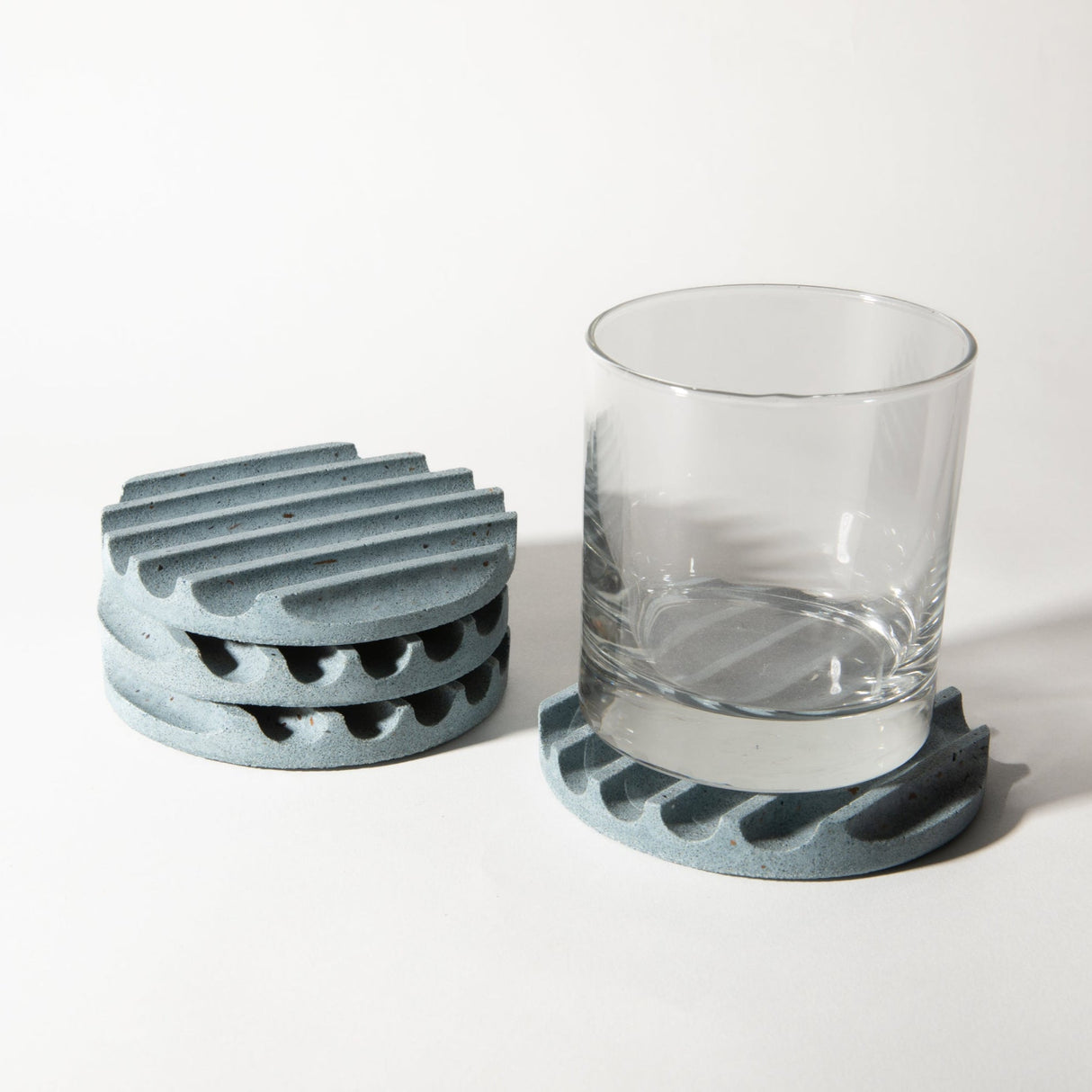 Coaster Set | Light Blue Terrazzo