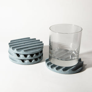 Coaster Set | Light Blue Terrazzo