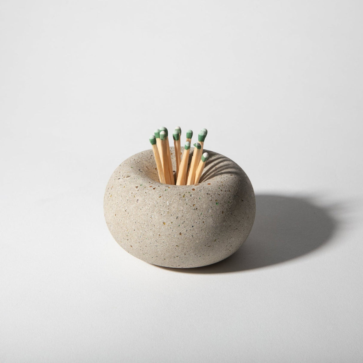 Bubble Matchstick / Palo Santo Holder | Natural Terrazzo