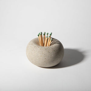 Palo Santo / Toothpick / Matchstick Holder | Natural Terrazzo