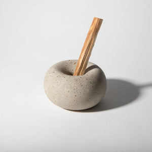 Bubble Matchstick / Palo Santo Holder | Natural Terrazzo