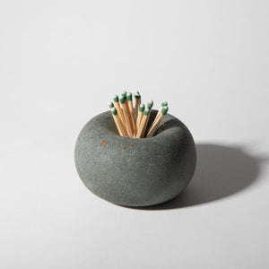 Bubble Matchstick / Palo Santo Holder | Dark Green Terrazzo