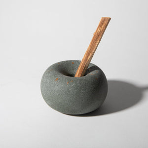 Bubble Matchstick / Palo Santo Holder | Dark Green Terrazzo