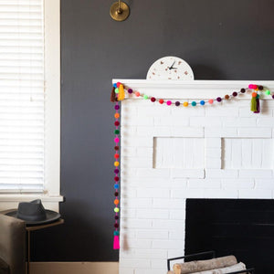Mantle Clock | White Terrazzo