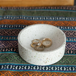 4" Catch-All | White Terrazzo