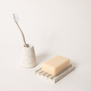 Soap Dish | White Terrazzo