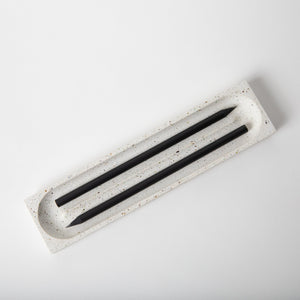 Pencil Tray | White Terrazzo