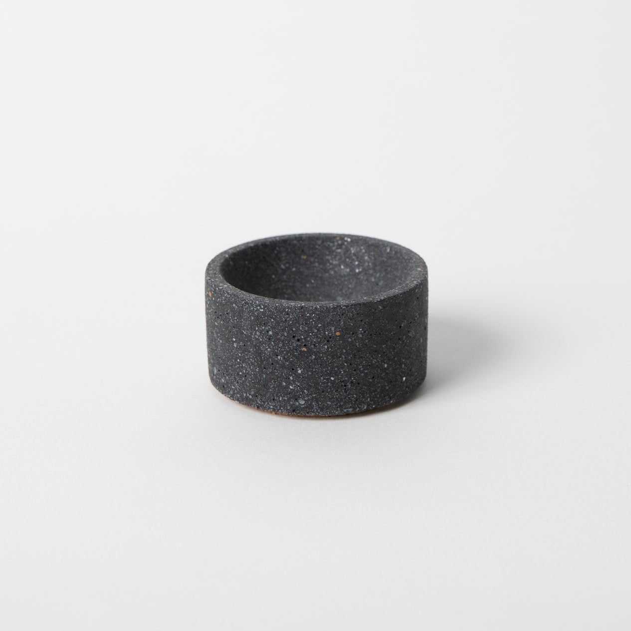 Round Incense Holder | Black Terrazzo