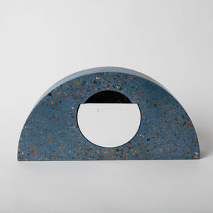 Mantle Clock | Cobalt Terrazzo