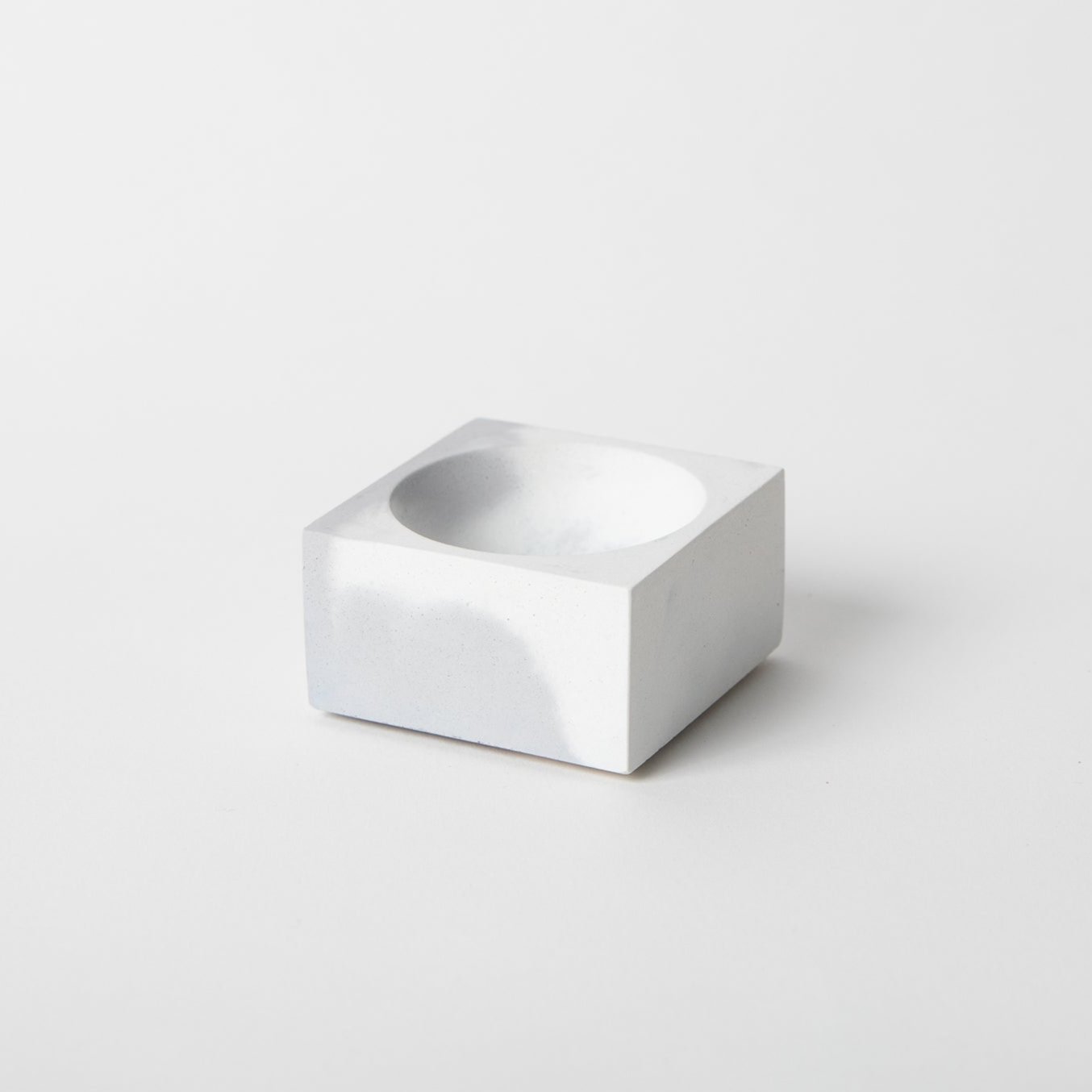 Square Incense Holder | Grey & White