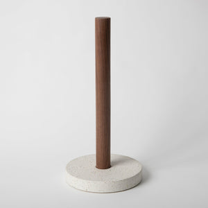 Paper Towel Holder | White Terrazzo