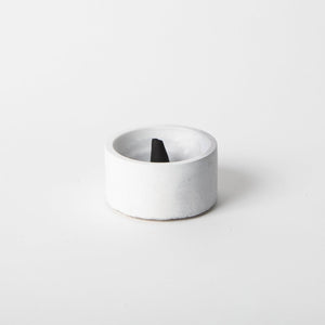 Round Incense Holder | Grey & White