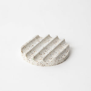 Mini Soap Dish | White Terrazzo