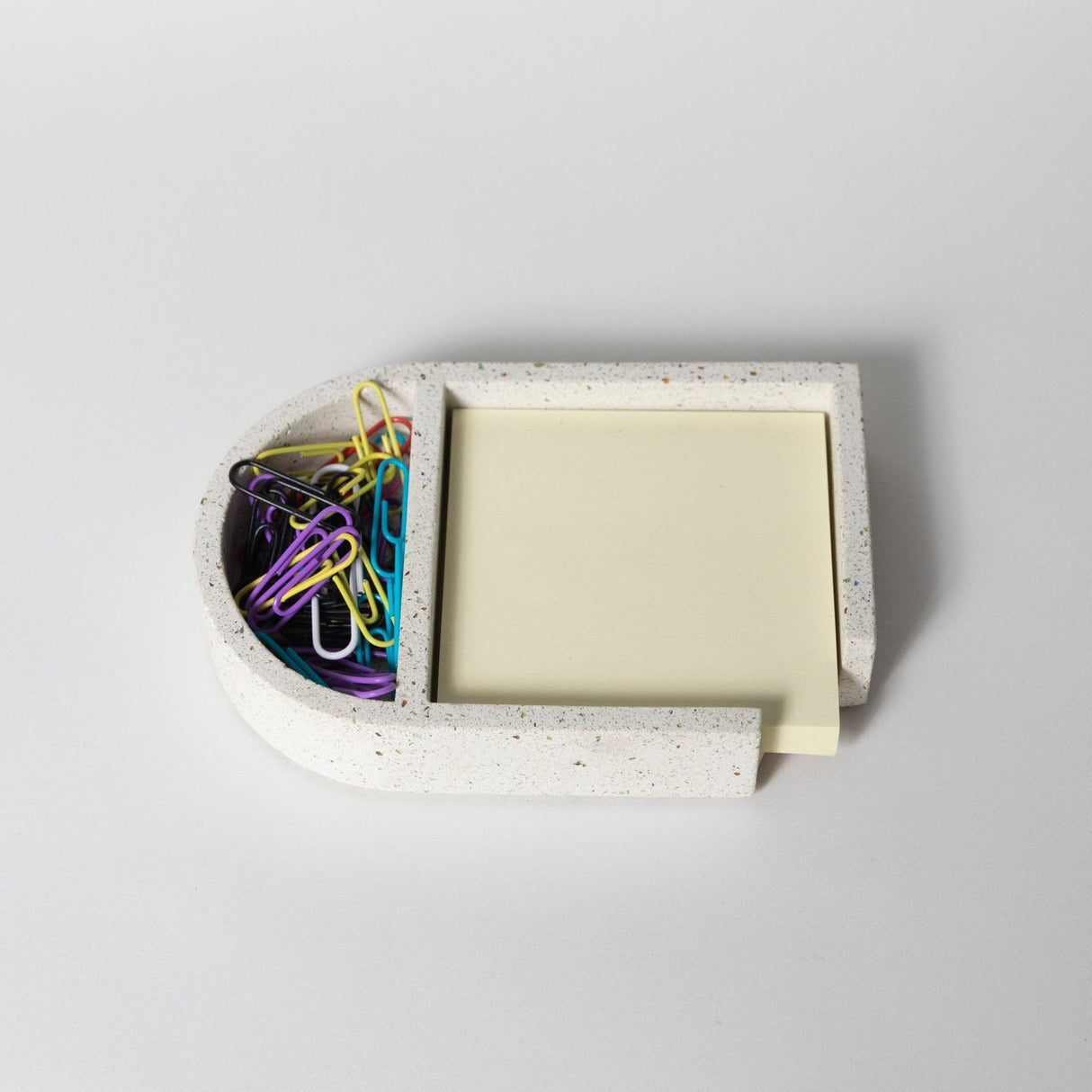 Sticki Note Holder | White Terrazzo