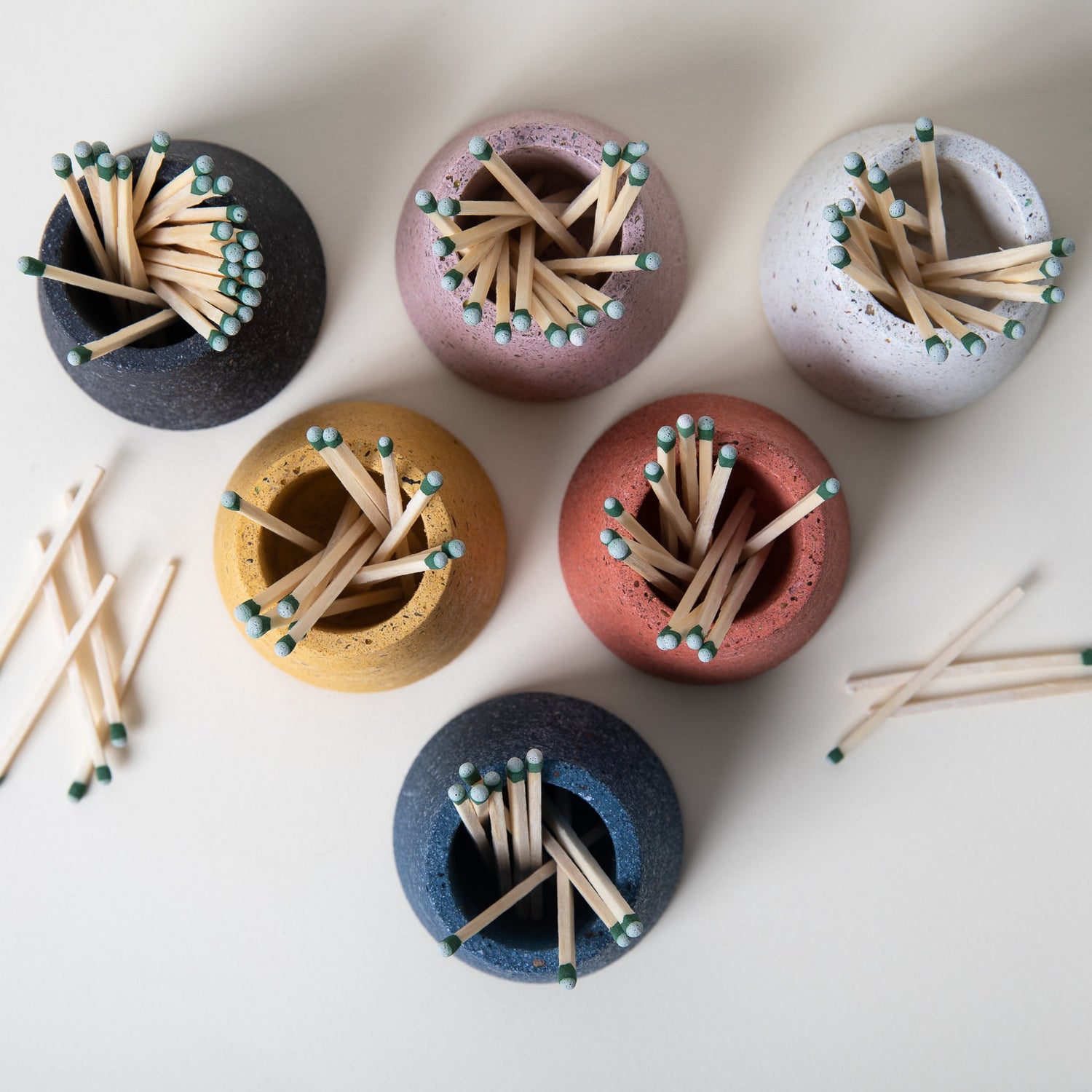 Matchstick Holder | Coral Terrazzo