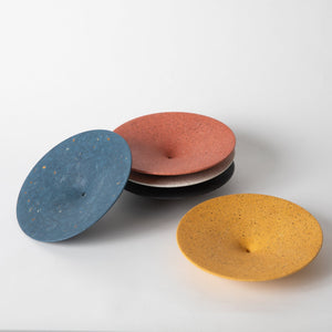 Dimple Wall Hook, Large | Coral Terrazzo