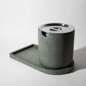 Ice Bucket | Dark Green Terrazzo