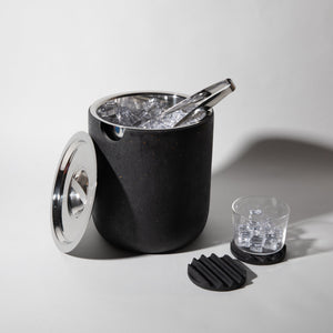 Mini Soap Dish | Black Terrazzo
