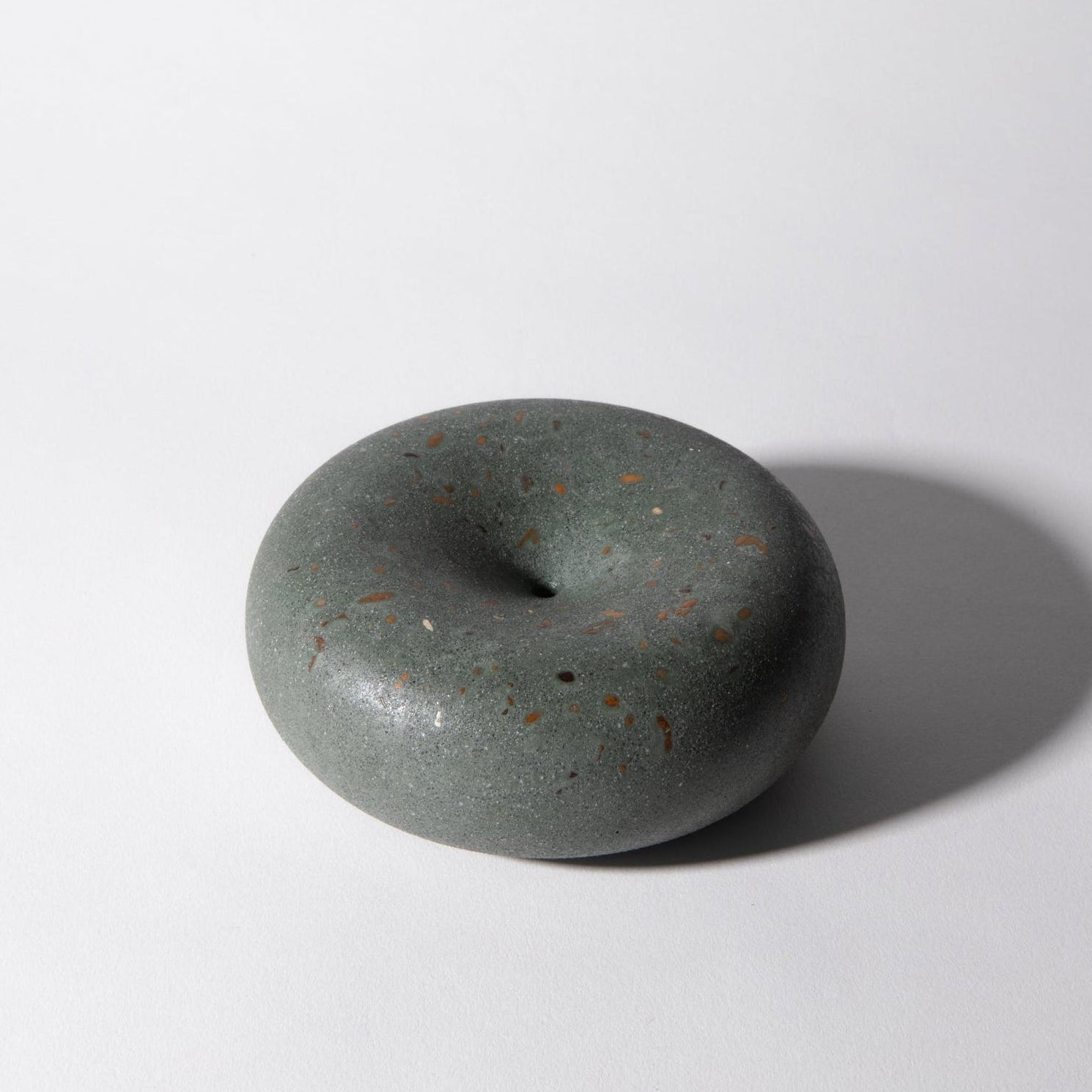 Bubble Incense Holder | Dark Green Terrazzo
