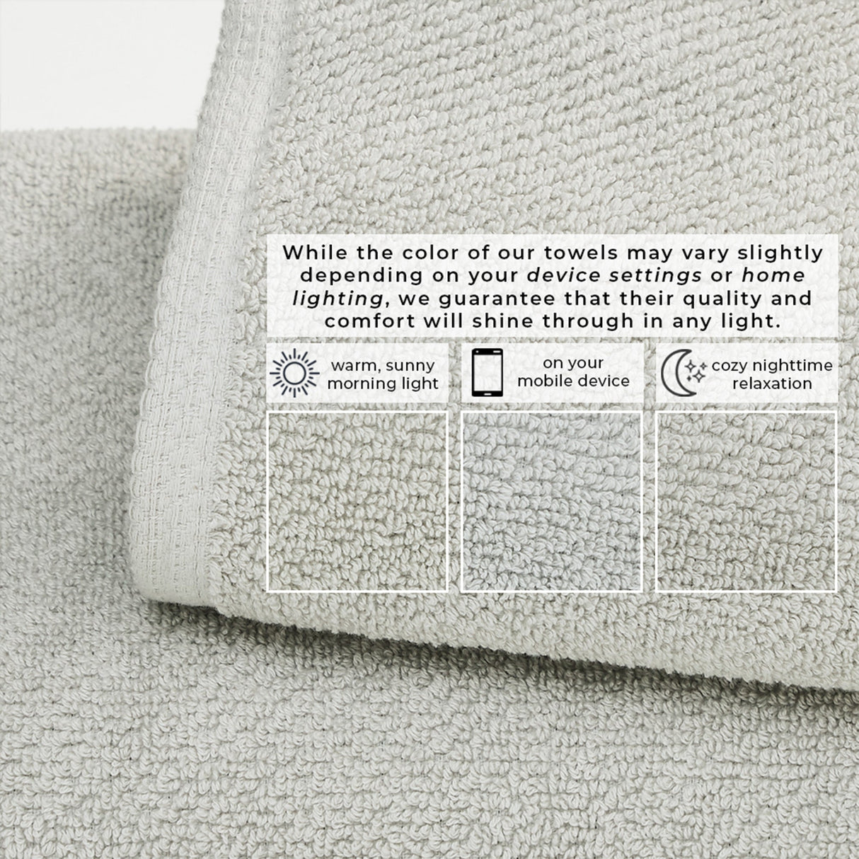 Cotton Textured Bath Towel Set - Acacia Collection