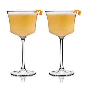 Raye Angled Crystal Sour Glasses Set of 2