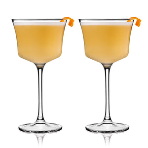 Raye Angled Crystal Sour Glasses Set of 2