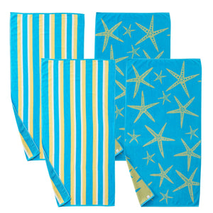 Cotton Velour Beach Towel - Maui Collection