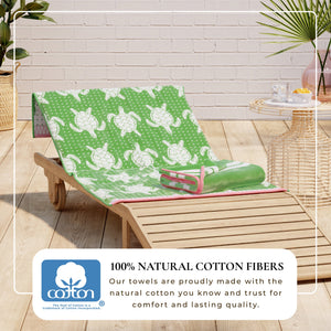 Cotton Velour Beach Towel - Maui Collection