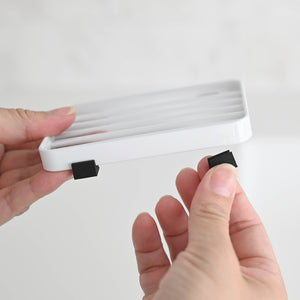 Slotted Soap Tray - Steel